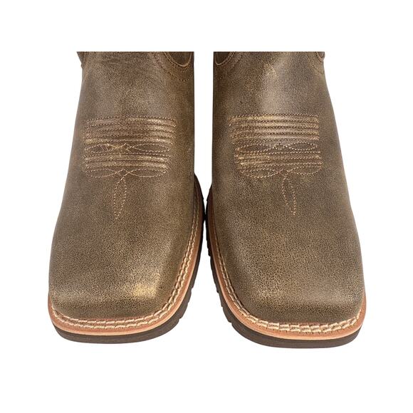 ARIAT Western Boots Hybrid Rancher Stretchfit Women's 10B Leather Square Toe - Picture 10 of 11